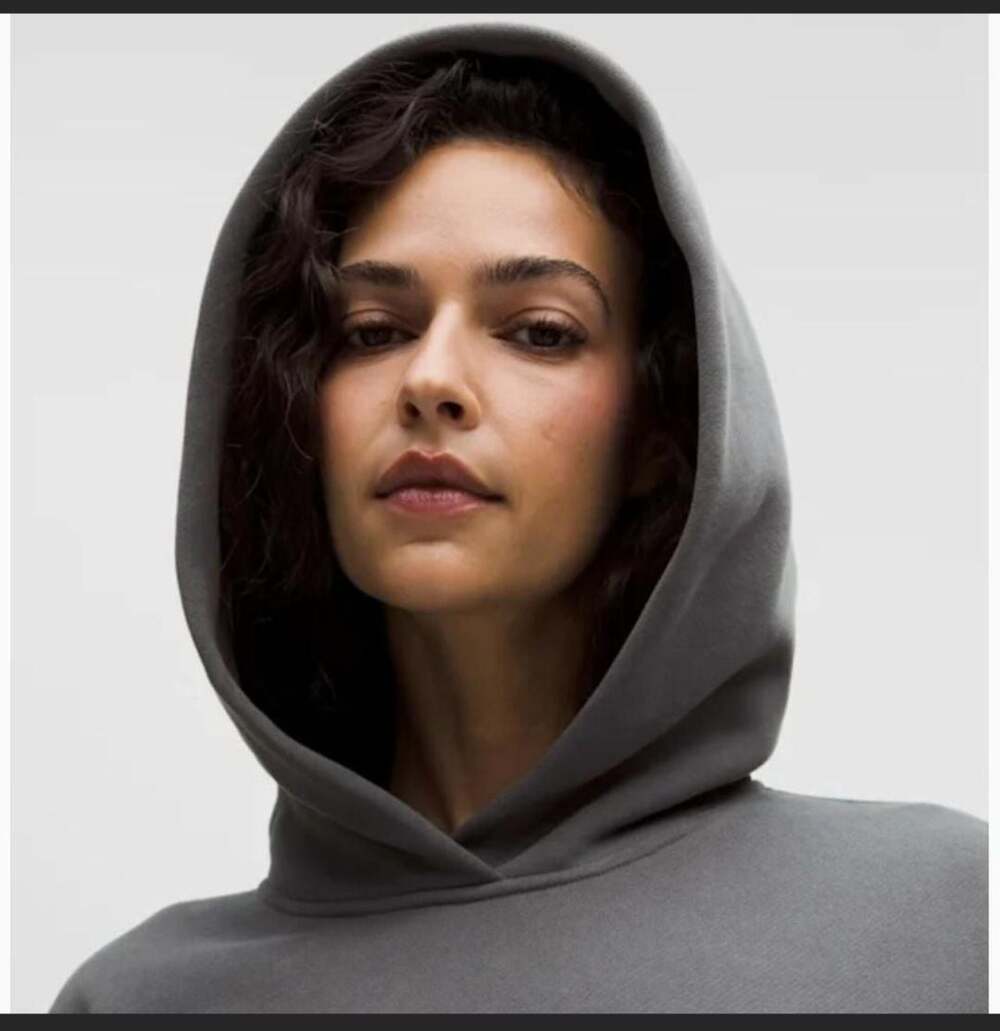 Lululemon Women Steady State Oversized Hoodie Onyx Grey NWT size LARGE - Picture 4 of 7